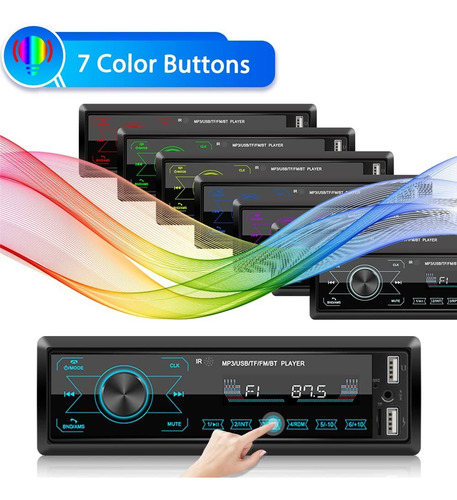 Reproductor Mp3 Bluetooth Para Coche M10 Touch Dual Usb