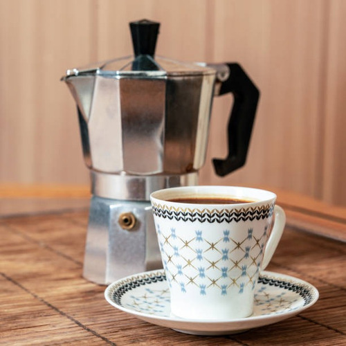 Imagen 9 de 9 de Cafetera Estilo Italiana Aluminio 3 Tazas Café Moka Express