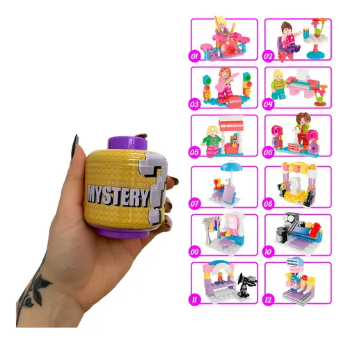 Kit 3 DuteToys DreamGirl Blocos Montar Meninas Surpresa Criativos