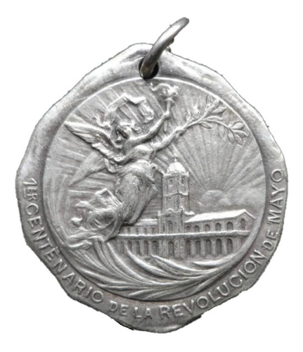 Antigua Medalla Centenario De La Revolución De Mayo. 58029