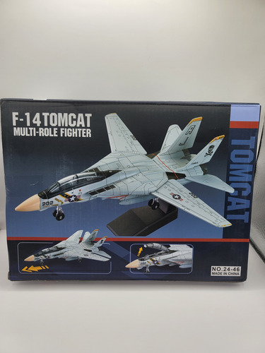 Avion A Escala Para Armar F14 Tomcat Fighter Abs 26cm 1:72 F14 Tomcat