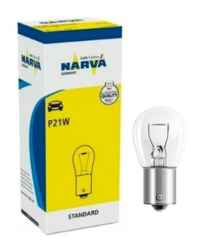 Bombillos Para Carro Marca Narva Un Solo Contacto P21w  12v