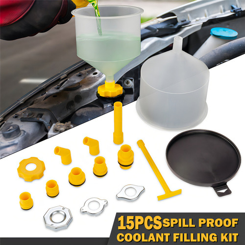 Kit 15 Peças De Funil De Refrigeração De Radiador De Carro