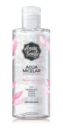 Agua Micelar Desmaquillante Amara Beauty 