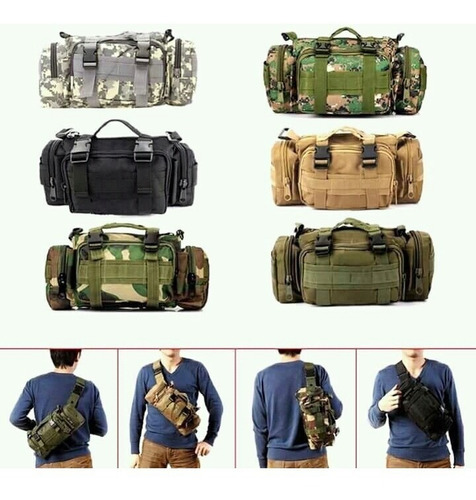 Mochila Táctica Camuflaje Militar Trekking 50l D S