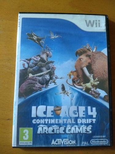 Juego Wii De Ice Age 4 Continental Drift