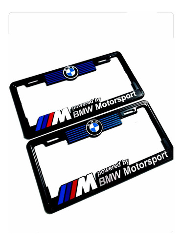 Imagen 2 de 5 de Par (2) Portaplacas Universal Bmw M