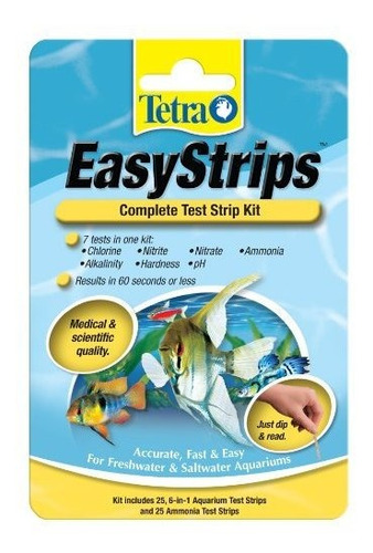 Imagen 1 de 1 de Tetra Easystrips - Kit Completo De Prueba Para Acuarios