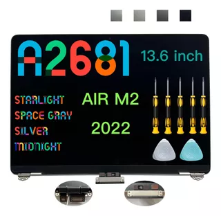 Repuesto De Pantalla Para Macbook Air 13.6 M2 2022 A2681