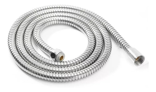 Imagen 2 de 2 de Manguera Ducha Flexible Extensible Cromada Acero Inoxidable