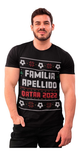 Playera Personalizada Familiar - Ugly Sweater - Qatar 2022