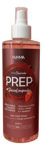 Prep Step 1 Humma 400ml + Higienizador De Alongamento Unhas Cor FRUTAS VERMELHAS