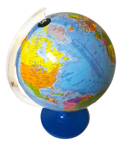 Globo Terraqueo Grande 45 Cms Alto Giratorio