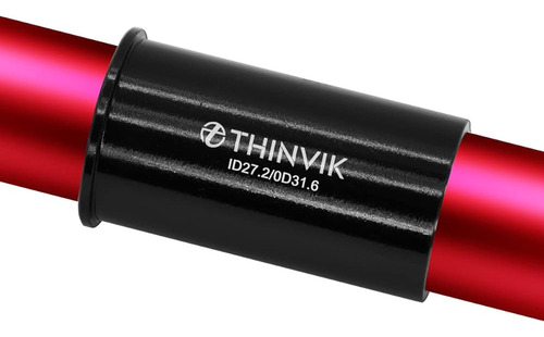 Thinvik 60mm Bike Seat Post Shim 22.2mm, 25.4mm, 27.2mm A 25