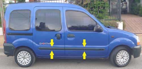 Renault Kangoo 1998 / 2005 Baguetas Puertas Con Clips Xxz