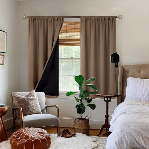 Cortinas Opacas 100% Con Aislamiento Térmico Bgment Para Dor