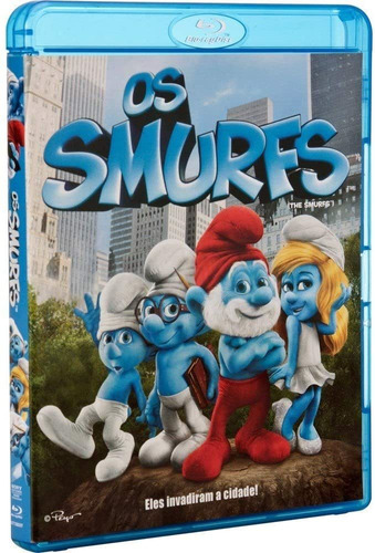 Blu-ray Os Smurfs (novo)