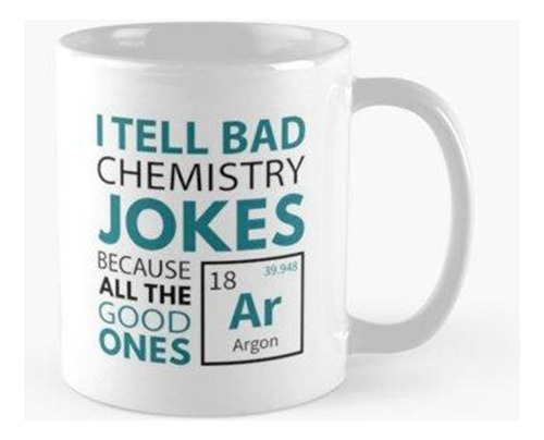 Taza Chistes De Química Argón Calidad Premium