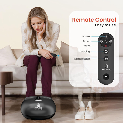 Masajeador De Pies Comfier Fsa Hsa Con Calor Y Control Remot Color