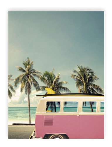 Imagen 3 de 7 de Cuadros Surf Playas Palmeras Surfboards - Diseño A Elección