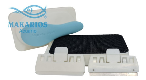 Imagen 3 de 7 de Limpia Vidrio Imán Flotante Ekan Cc4 16 H/20mm C/2 Raspador