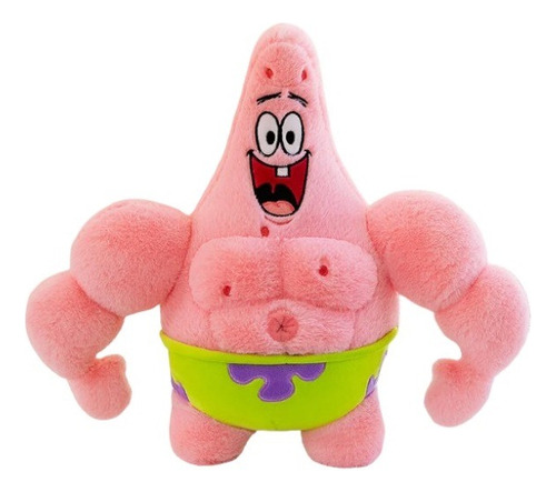 Peluche De Felpa Suave Patricio Musculoso Bob Esponja 40cm