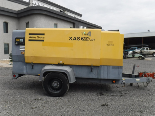 Imagen 1 de 14 de Compresor De Aire Atlas Copco Xas750jdit4 750cfm Folio 14922