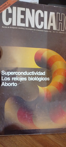 Revista Ciencia Hoy Superconductividad Relojes Biológicos 