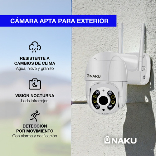 Kit X3 Cámara De Seguridad Wifi Ip Naku Cv-001 Full Hd Motorizada Nocturna 4mp