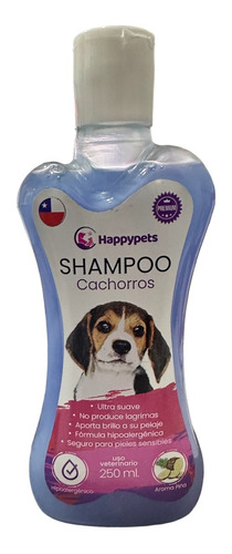 Shampoo Para Cachorros, Champu Perros 250ml Happypets