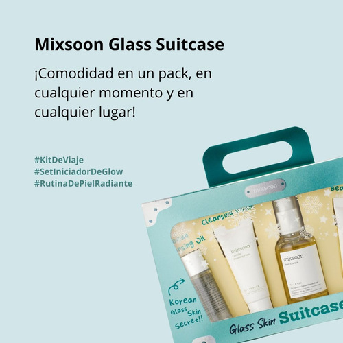 Mixsoon Set De Rutina 4 Pasos De Skincare Cosmética Coreana
