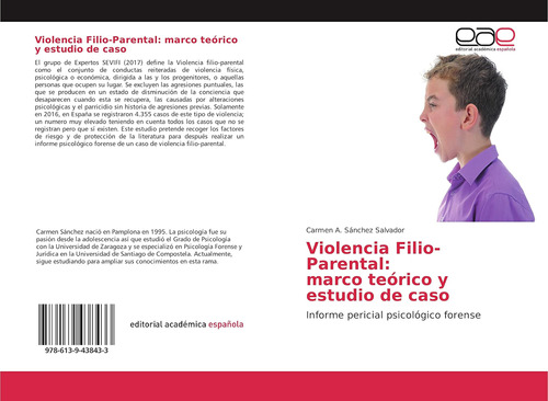 Libro:violencia Filio-parental: Marco Teórico Y Estudio De C