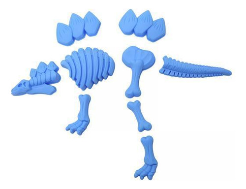 4 X 9x Play Sand Skeleton Dinosaur Toys, Juego De Juguetes