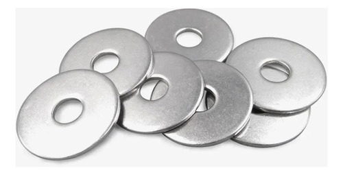 Arandela Plana M5 De Acero Inoxidable 304 Extragrande Engros