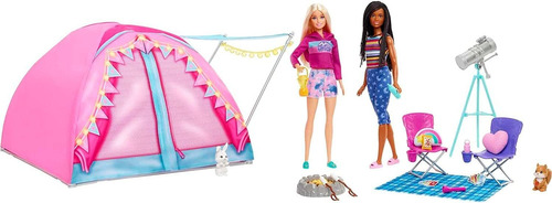 Barbie It Takes Two, Casa De Campaña Con Muñecas, Muñeca Par