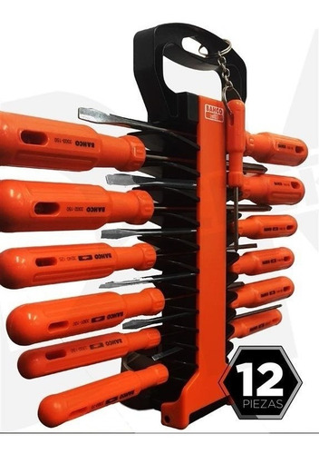 Set Juego 12 Destornilladores Bahco 3000 + Llavero De Regalo