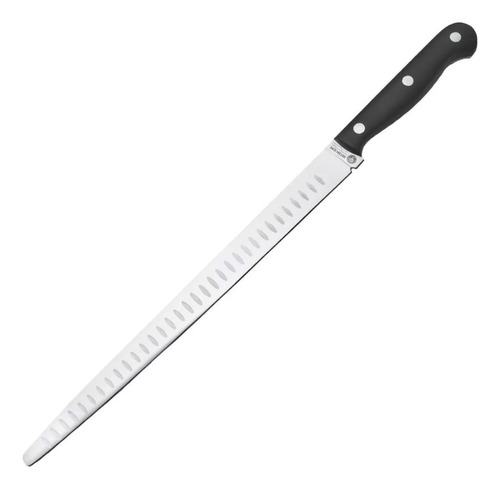 Cuchillo Jamonero Pom Alveolada Boker Arbolito 26cm Color Plateado