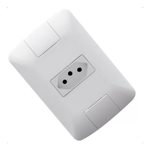 Conjunto 4x2 1 Tomada 2p+t 20a Branco Aria - Tramontina