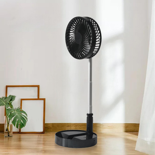 Ventilador De Pie Ventilador ° Ajustable Negro Sin Control