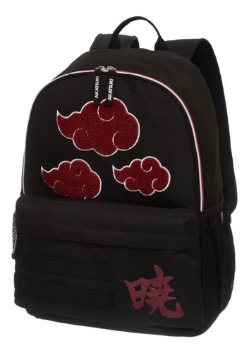 Kit Mochila Naruto Akatsuke + Estojo Naruto Akatsuke Pacific