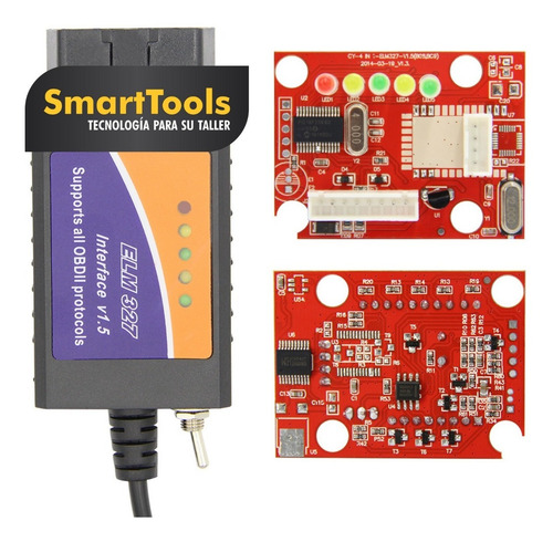 Imagen 2 de 5 de Scanner Automotriz Elm327 25k80 Switch Ford / Fiat Ms Hs Can