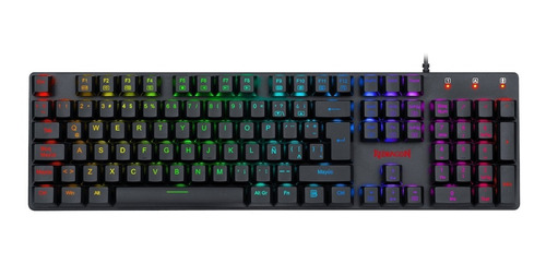 Teclado Gamer Mecanico Redragon Shrapnel K589 Rgb- Revogames