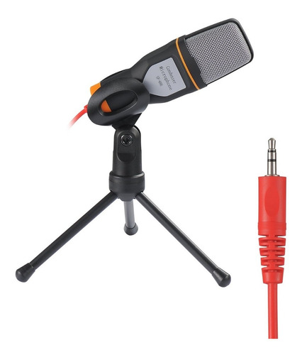 Microfono Condensador Mini Tripie Plug Semiprofesional