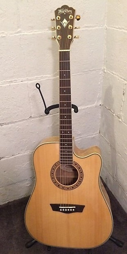 Washburn Wd30sce Natural - Guitarra Electroacusticas