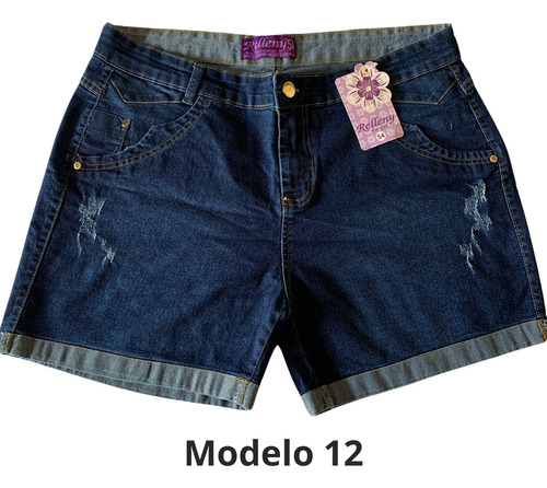 Short Jeans Curto Plus Size Feminino Novo Promoção 46 Ao 54