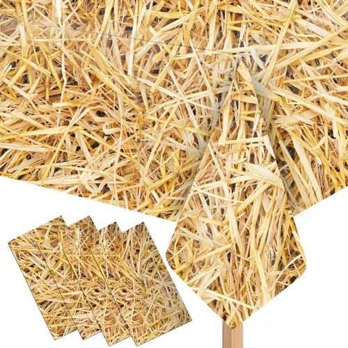 comprar Lanmanuo 4 Manteles De Paja Con Fardos De Heno Para Mantel X