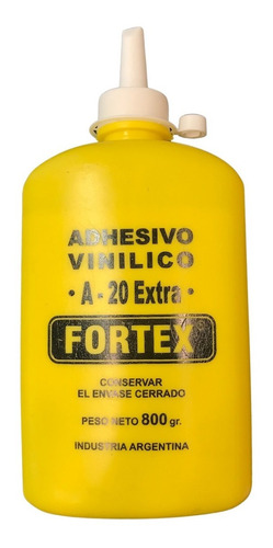 Cola Vínilica Fortex Pico Vertedor 800gr - Venecitas Mosaico