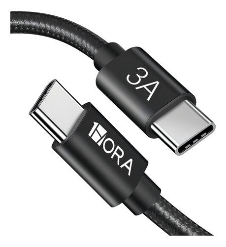 Cabo De Carregamento/dados 1hora Usb C 3a Macho 1m Preto