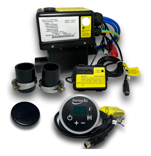 Kit Spa E Hidro Bomba Lepono 1/2 Cv 220v + Aquecedor Digital Sanspray 8000w