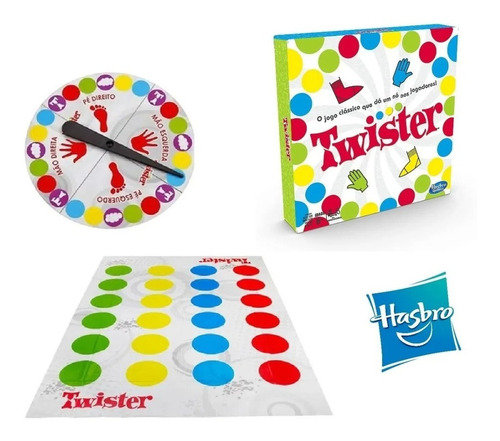 Juego De Mesa Twister Hasbro Gaming +6 Años